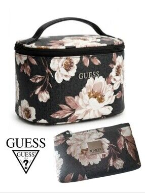 Guess Floral Cosmetic & Travel Case